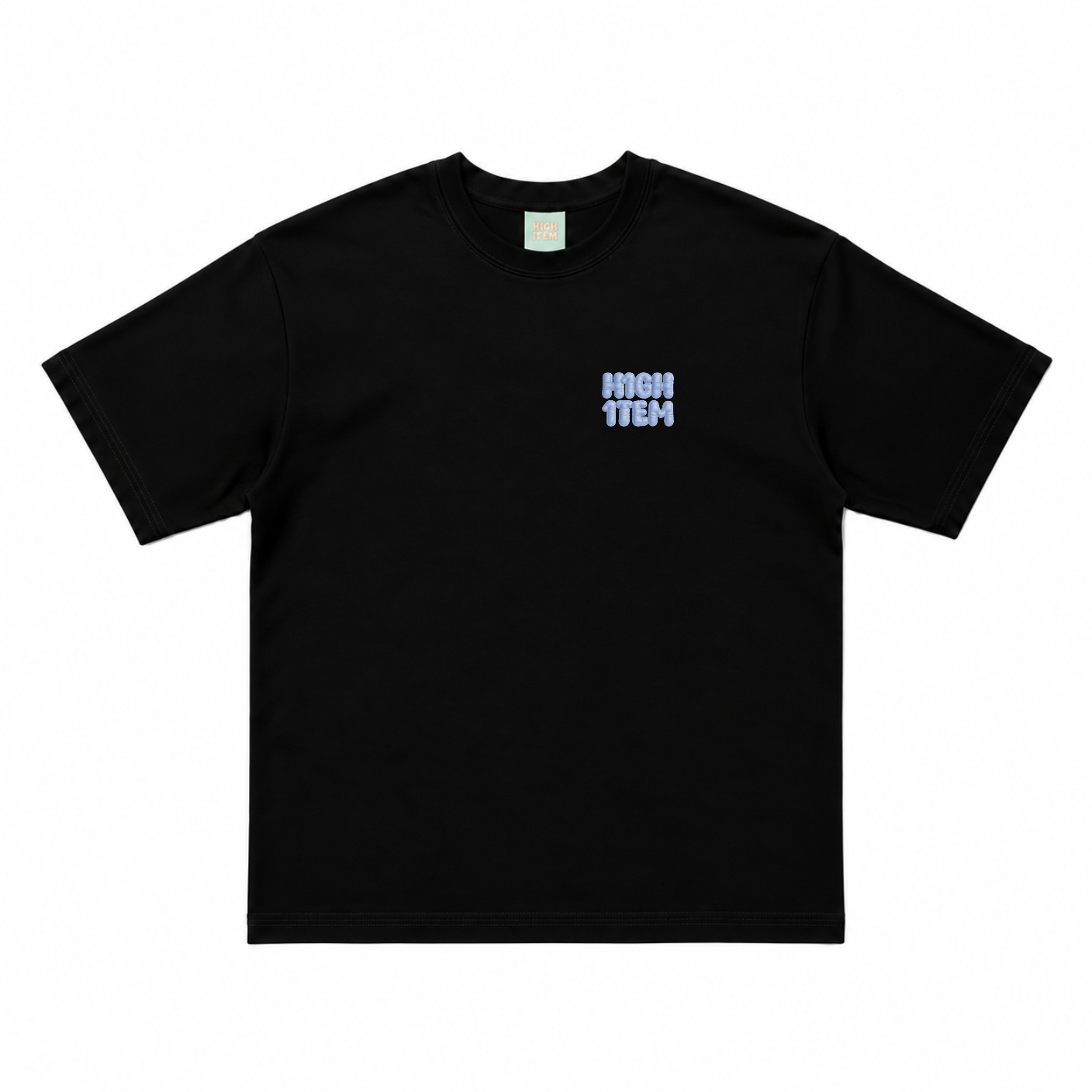 T-SHIRT H1, BLACK BLUE