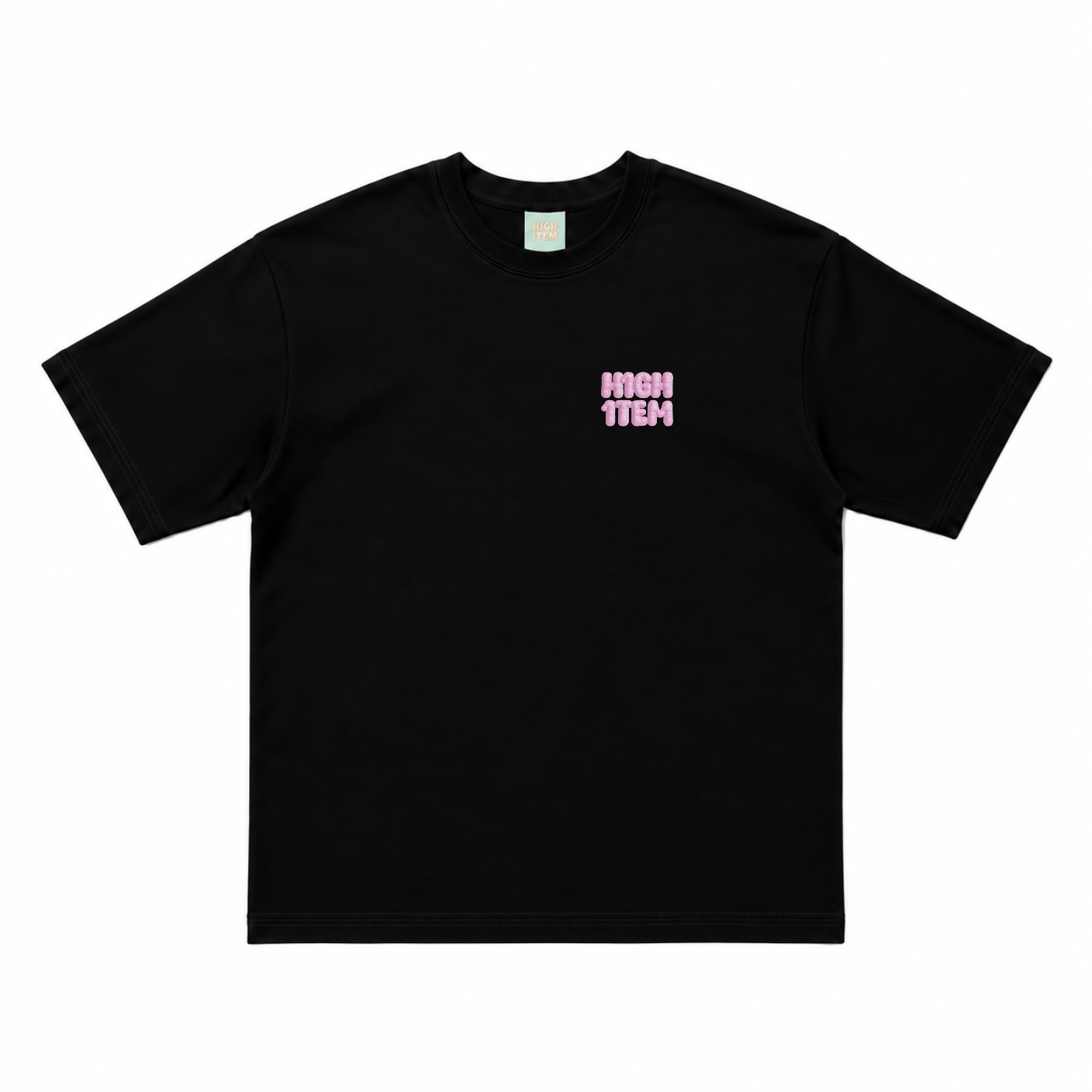 T-SHIRT H1, BLACK PINK