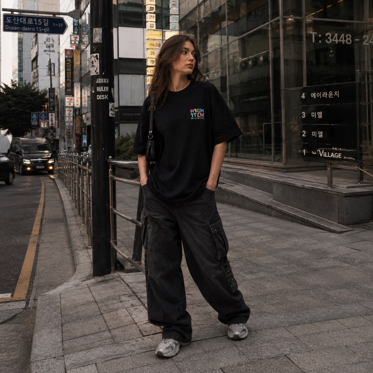 T-SHIRT H1, BLACK PLASTELINE — 6